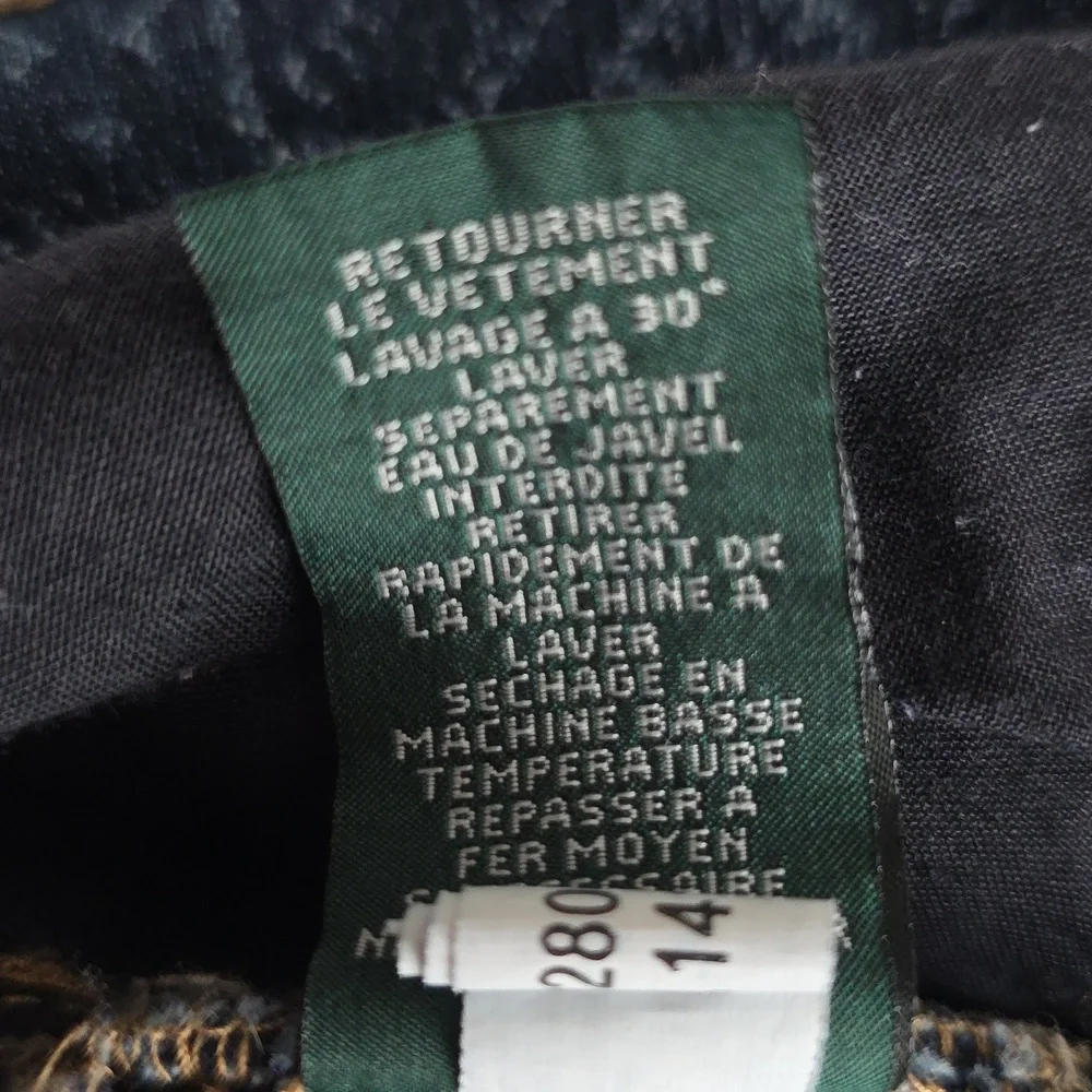 Lauren Ralph Lauren Patterned Straight Leg Jeans Size 16 - Picture 7 of 8